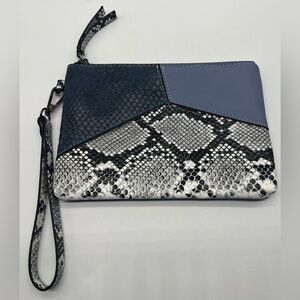 Chicos blue wristlet NWOT